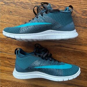 NIKE FREE HYPERVENOM 2 FC MIDNIGHT TURQUOISE RIO TEAL 747140-300 BRAND NEW